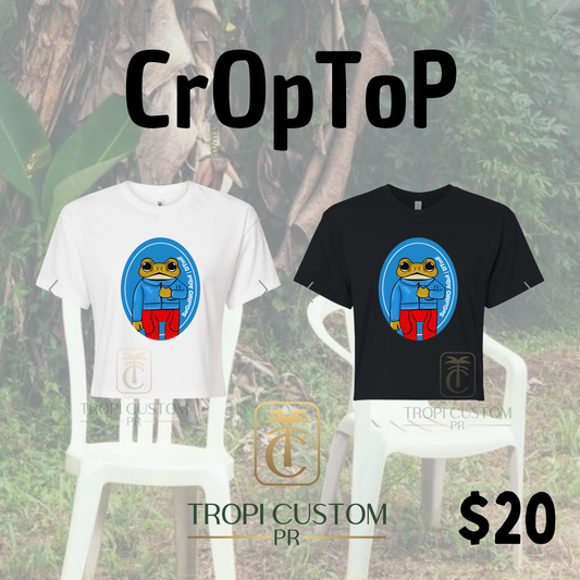 Concho Azul CropTop