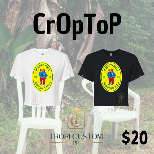 Seguimo Aquí Crop Top