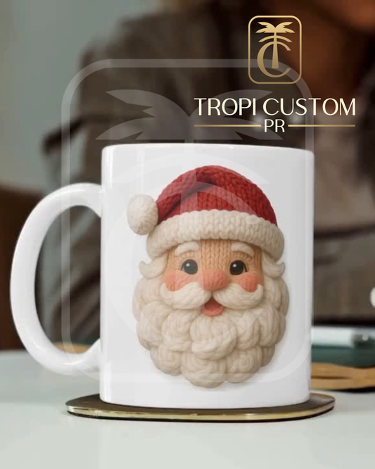 Santa crochet Mug