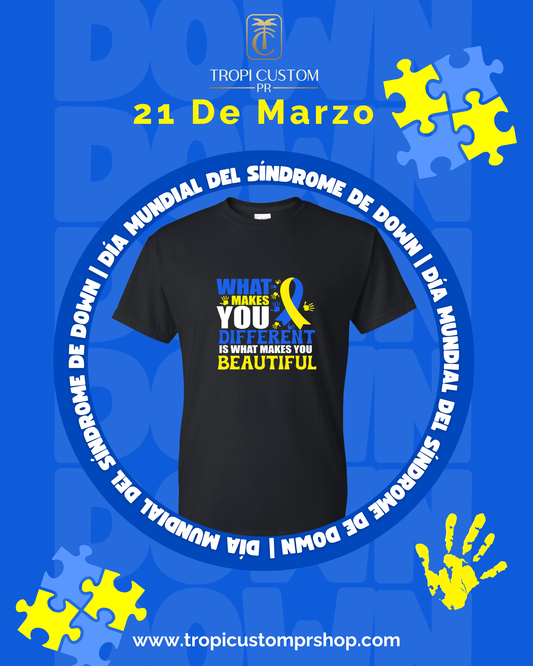 Beautiful Down Syndrome Day Shirt